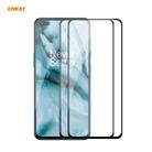 For OnePlus Nord 2 PCS ENKAY Hat-Prince Full Glue 0.26mm 9H 2.5D Tempered Glass Full Coverage Film - 1