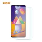 For Samsung Galaxy M31s 5 PCS ENKAY Hat-Prince 0.26mm 9H 2.5D Curved Edge Tempered Glass Film - 1