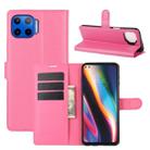 For Motorola Moto G 5G Plus Litchi Texture Horizontal Flip Protective Case with Holder & Card Slots & Wallet(Rose red) - 1