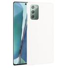 For Samsung Galaxy Note20 Shockproof Crocodile Texture PC + PU Case(White) - 1