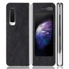 For Galaxy Fold 4G / Fold 5G / W20 5G Shockproof Litchi Texture PC + PU Case(Black) - 1