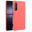 For Sony Xperia 1 II Shockproof Crocodile Texture PC + PU Case(Red) - 1