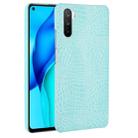 For Huawei Mate 40 Lite/Maimang 9 Shockproof Crocodile Texture PC + PU Case(Light green) - 1