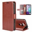 For LG K31/Aristo 5/Aristo 5 Plus R64 Texture Single Horizontal Flip Protective Case with Holder & Card Slots & Wallet& Photo Frame(Brown) - 1