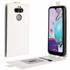 For LG K31/Aristo 5/Aristo 5 Plus R64 Texture Single Vertical Flip Leather Protective Case with Card Slots & Photo Frame(White) - 1
