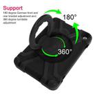 For Amazon Kindle Fire HD8 (2020) PC + Silicone Shockproof Combination Case with 360 Degree Rotating Holder & Handle(Black) - 6