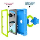 For Amazon Kindle Fire HD8 (2020) PC + Silicone Shockproof Combination Case with 360 Degree Rotating Holder & Handle(Blue + Grass Green) - 4