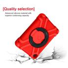 For Amazon Kindle Fire HD8 (2020) PC + Silicone Shockproof Combination Case with 360 Degree Rotating Holder & Handle(Red + Black) - 5