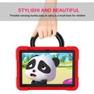 For Amazon Kindle Fire HD8 (2020) PC + Silicone Shockproof Combination Case with 360 Degree Rotating Holder & Handle(Red + Black) - 7