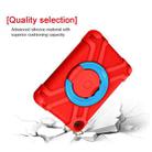 For Amazon Kindle Fire HD8 (2020) PC + Silicone Shockproof Combination Case with 360 Degree Rotating Holder & Handle(Red + Blue) - 5