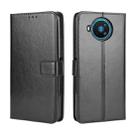 For Nokia 8.3 5G Retro Crazy Horse Texture Horizontal Flip Leather Case , with Holder & Card Slots & Photo Frame(Black) - 1