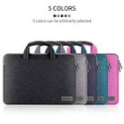 For 13-13.3 inch Oxford Cloth Portable Waterproof Protective Cover Double Zipper Briefcase Laptop Carrying Bag(Grey) - 6