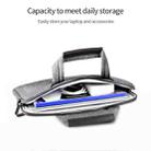 For 13-13.3 inch Oxford Cloth Portable Waterproof Protective Cover Double Zipper Briefcase Laptop Carrying Bag(Black) - 4