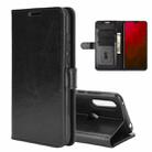 For Vodafone Smart V11 R64 Texture Single Horizontal Flip Protective Case with Holder & Card Slots & Wallet& Photo Frame(Black) - 1