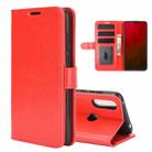 For Vodafone Smart V11 R64 Texture Single Horizontal Flip Protective Case with Holder & Card Slots & Wallet& Photo Frame(Red) - 1