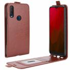 For Vodafone Smart V11 R64 Texture Single Vertical Flip Leather Protective Case with Card Slots & Photo Frame(Brown) - 1