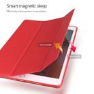 Three-folding Surface PU Leather TPU Matte Soft Bottom Case with Holder & Sleep / Wake-up Function For iPad 10.2 2021 / 2020 / 2019 / iPad Pro 10.5 inch(Mint Green) - 7