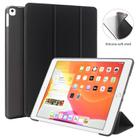 Three-folding Surface PU Leather TPU Matte Soft Bottom Case with Holder & Sleep / Wake-up Function For iPad 10.2 2021 / 2020 / 2019 / iPad Pro 10.5 inch (Grey) - 6