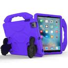 EVA Shockproof Tablet Case with Thumb Bracket For iPad 4 / 3 / 2(Purple) - 1