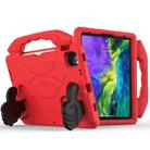 For iPad Pro 11 2020 EVA Shockproof Tablet Case with Thumb Bracket(Red) - 1