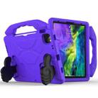 For iPad Pro 11 2020 EVA Shockproof Tablet Case with Thumb Bracket(Purple) - 1