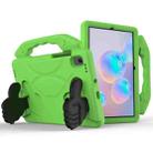 For Samsung Galaxy Tab S6 10.5 / T860 Thumb Bracket EVA Shockproof Tablet Case(Green) - 1