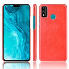 For Huawei Honor 9X Lite Shockproof Litchi Texture PC + PU Case(Red) - 1