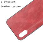 For Xiaomi Redmi 9A Shockproof Sewing Cow Pattern Skin PC + PU + TPU Case(Red) - 4