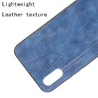 For Xiaomi Redmi 9A Shockproof Sewing Cow Pattern Skin PC + PU + TPU Case(Blue) - 4