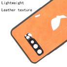 For Asus ZS661KS/ ROG Phone 3 Strix Shockproof Sewing Cow Pattern Skin PC + PU + TPU Case(Orange) - 4