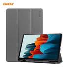 ENKAY ENK-8011 PU Leather + TPU Smart Case with Pen Slot for Samsung Galaxy Tab S8 / Galaxy Tab S7 11.0 T870 / T875(Grey) - 1
