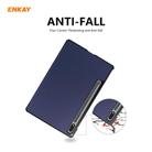 ENKAY ENK-8010 PU Leather + Plastic Smart Case with Three-folding Holder for Samsung Galaxy Tab S8 / Galaxy Tab S7 11.0 T870 / T875(Dark Blue) - 2