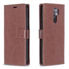 For Xiaomi Redmi 9 Crazy Horse Texture Horizontal Flip Leather Case with Holder & Card Slots & Wallet & Photo Frame(Brown) - 1