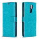 For Xiaomi Redmi 9 Crazy Horse Texture Horizontal Flip Leather Case with Holder & Card Slots & Wallet & Photo Frame(Blue) - 1
