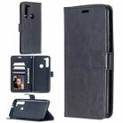 For Motorola Moto G8 Crazy Horse Texture Horizontal Flip Leather Case with Holder & Card Slots & Wallet & Photo Frame(Black) - 2