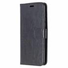 For Motorola Moto G8 Crazy Horse Texture Horizontal Flip Leather Case with Holder & Card Slots & Wallet & Photo Frame(Black) - 3