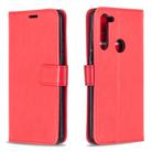 For Motorola Moto G8 Crazy Horse Texture Horizontal Flip Leather Case with Holder & Card Slots & Wallet & Photo Frame(Red) - 1