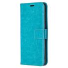 For Motorola Moto G8 Crazy Horse Texture Horizontal Flip Leather Case with Holder & Card Slots & Wallet & Photo Frame(Blue) - 3