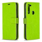 For Motorola Moto G8 Crazy Horse Texture Horizontal Flip Leather Case with Holder & Card Slots & Wallet & Photo Frame(Green) - 1