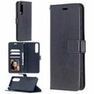 For Sony Xperia 1 II Crazy Horse Texture Horizontal Flip Leather Case with Holder & Card Slots & Wallet & Photo Frame(Black) - 2