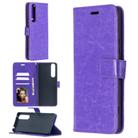 For Sony Xperia 1 II Crazy Horse Texture Horizontal Flip Leather Case with Holder & Card Slots & Wallet & Photo Frame(Purple) - 1