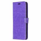 For Sony Xperia 1 II Crazy Horse Texture Horizontal Flip Leather Case with Holder & Card Slots & Wallet & Photo Frame(Purple) - 2