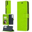 For Sony Xperia 1 II Crazy Horse Texture Horizontal Flip Leather Case with Holder & Card Slots & Wallet & Photo Frame(Green) - 2