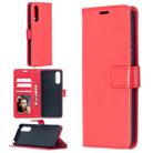 For Sony Xperia 10 II Crazy Horse Texture Horizontal Flip Leather Case with Holder & Card Slots & Wallet & Photo Frame(Red) - 2