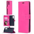 For Sony Xperia 10 II Crazy Horse Texture Horizontal Flip Leather Case with Holder & Card Slots & Wallet & Photo Frame(Rose) - 2