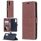 For Sony Xperia 10 II Crazy Horse Texture Horizontal Flip Leather Case with Holder & Card Slots & Wallet & Photo Frame(Brown) - 2