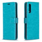 For Sony Xperia 10 II Crazy Horse Texture Horizontal Flip Leather Case with Holder & Card Slots & Wallet & Photo Frame(Blue) - 1