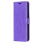 For Sony Xperia 10 II Crazy Horse Texture Horizontal Flip Leather Case with Holder & Card Slots & Wallet & Photo Frame(Purplue) - 3