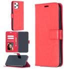 For iPhone 12 Pro Max Crazy Horse Texture Horizontal Flip Leather Case with Holder & Card Slots & Wallet & Photo Frame(Red) - 1