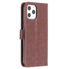 For iPhone 12 Pro Max Crazy Horse Texture Horizontal Flip Leather Case with Holder & Card Slots & Wallet & Photo Frame(Brown) - 3